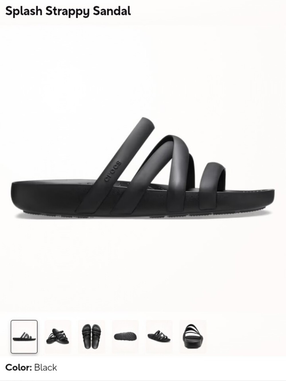 Crocs Splash Strappy Sandal Size: 9 NWT - Picture 3 of 6